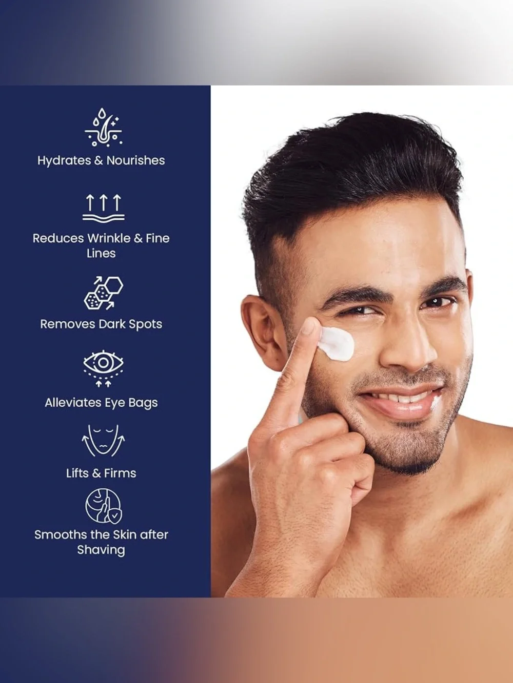 NEW! UTTSE 6-in-1 Face Cream for Men: Anti Aging & Wrinkle Cream for Men 1.7 oz.